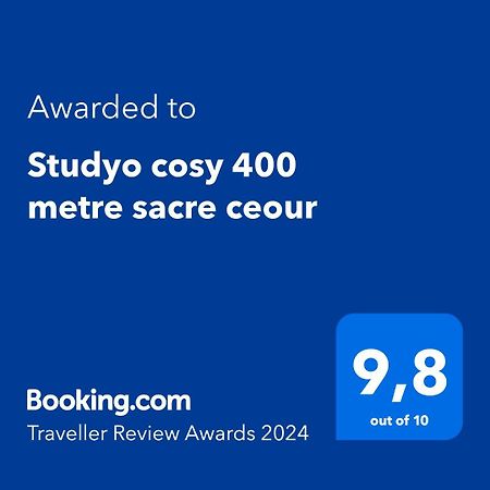 Studyo Cosy 400 Metre Sacre Ceour Apartment Paris Ngoại thất bức ảnh